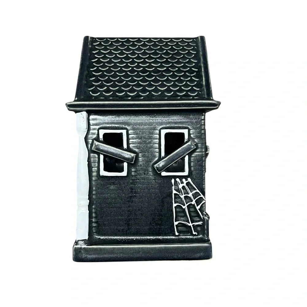 Pottery Barn Ceramic Haunted House Small Halloween